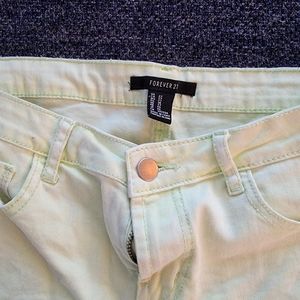 Forever 21 size 27 mint green